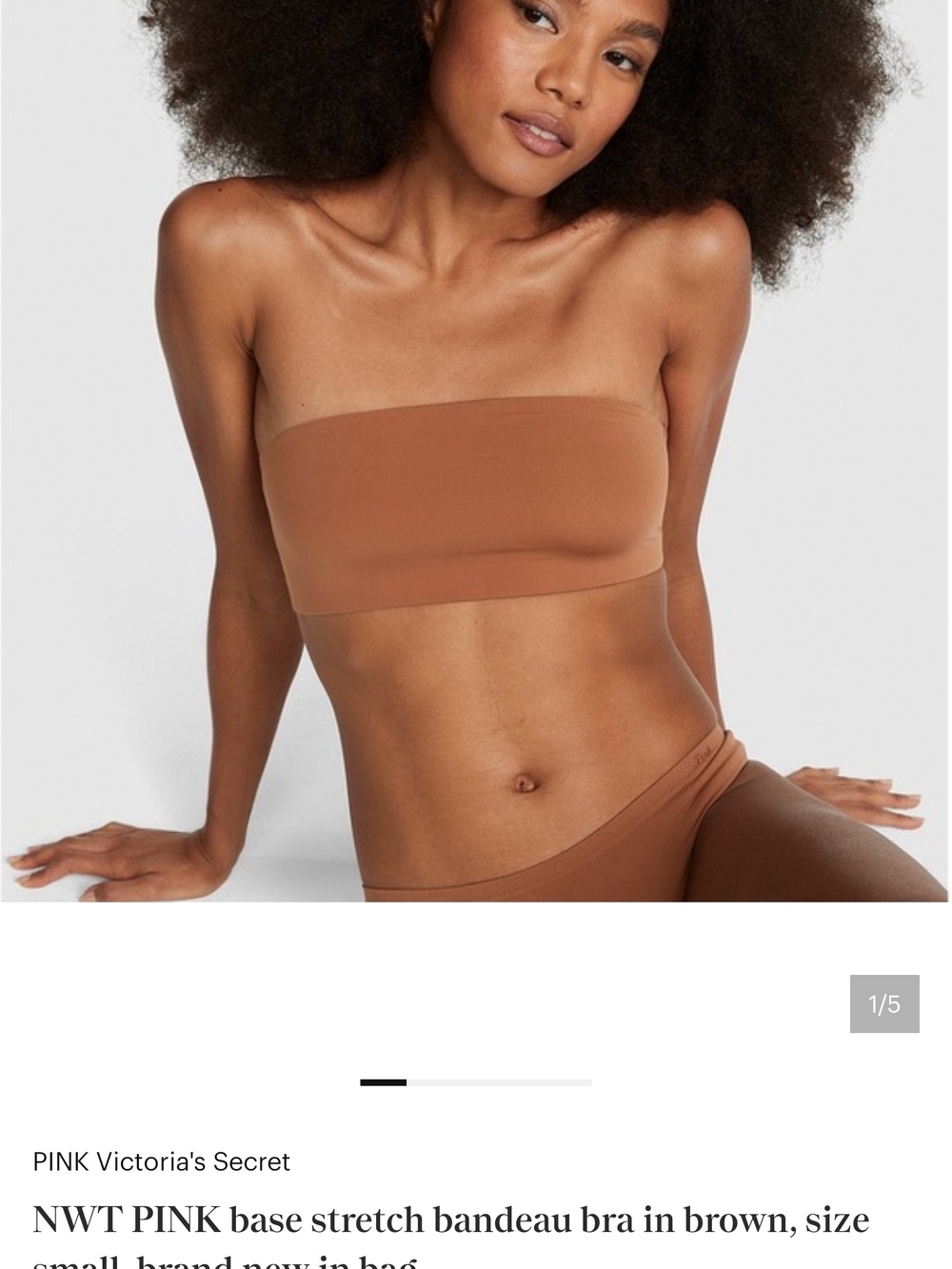 PINK Victoria's Secret Stretch Seamless Bandeau